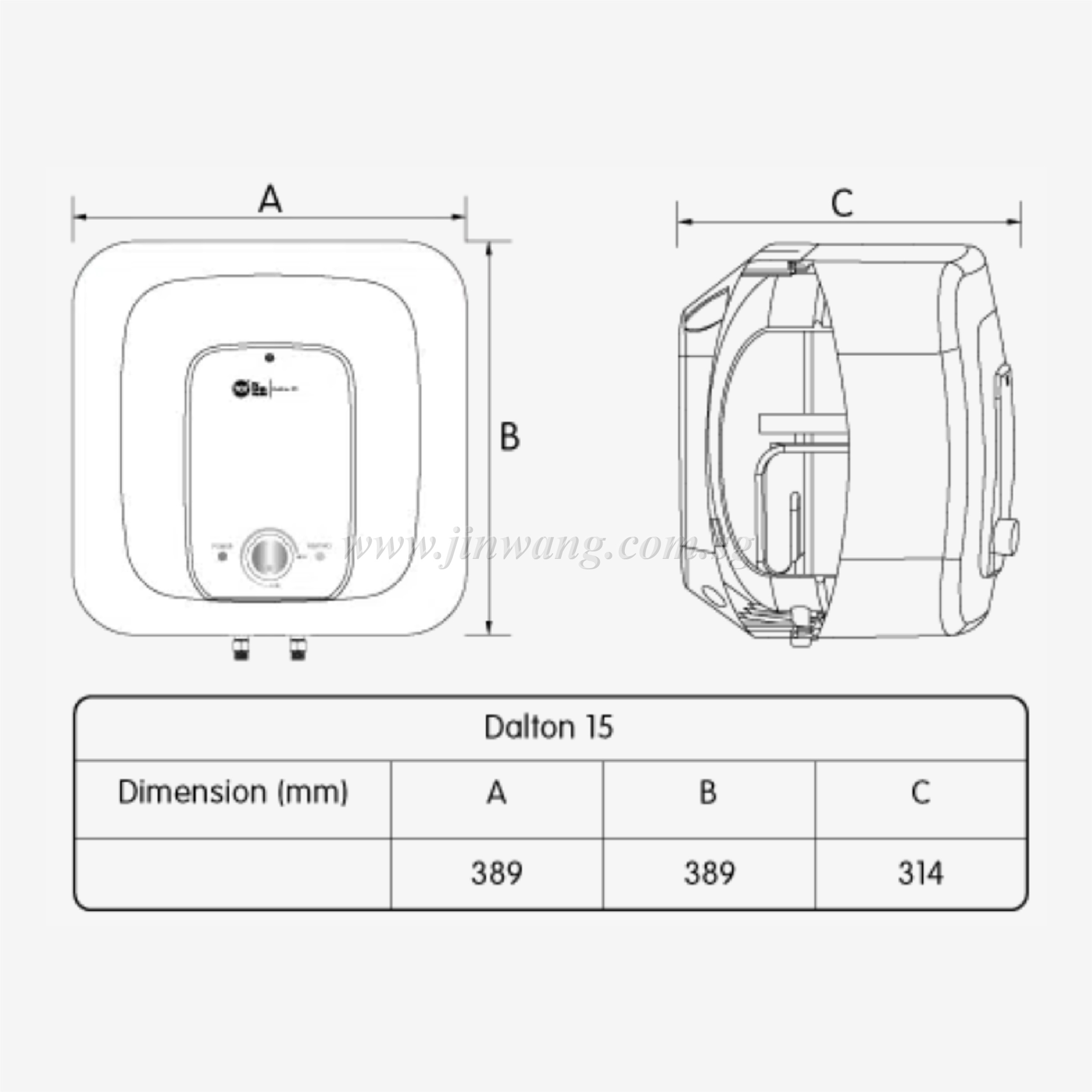 Dalton 15L Storage Water Heater