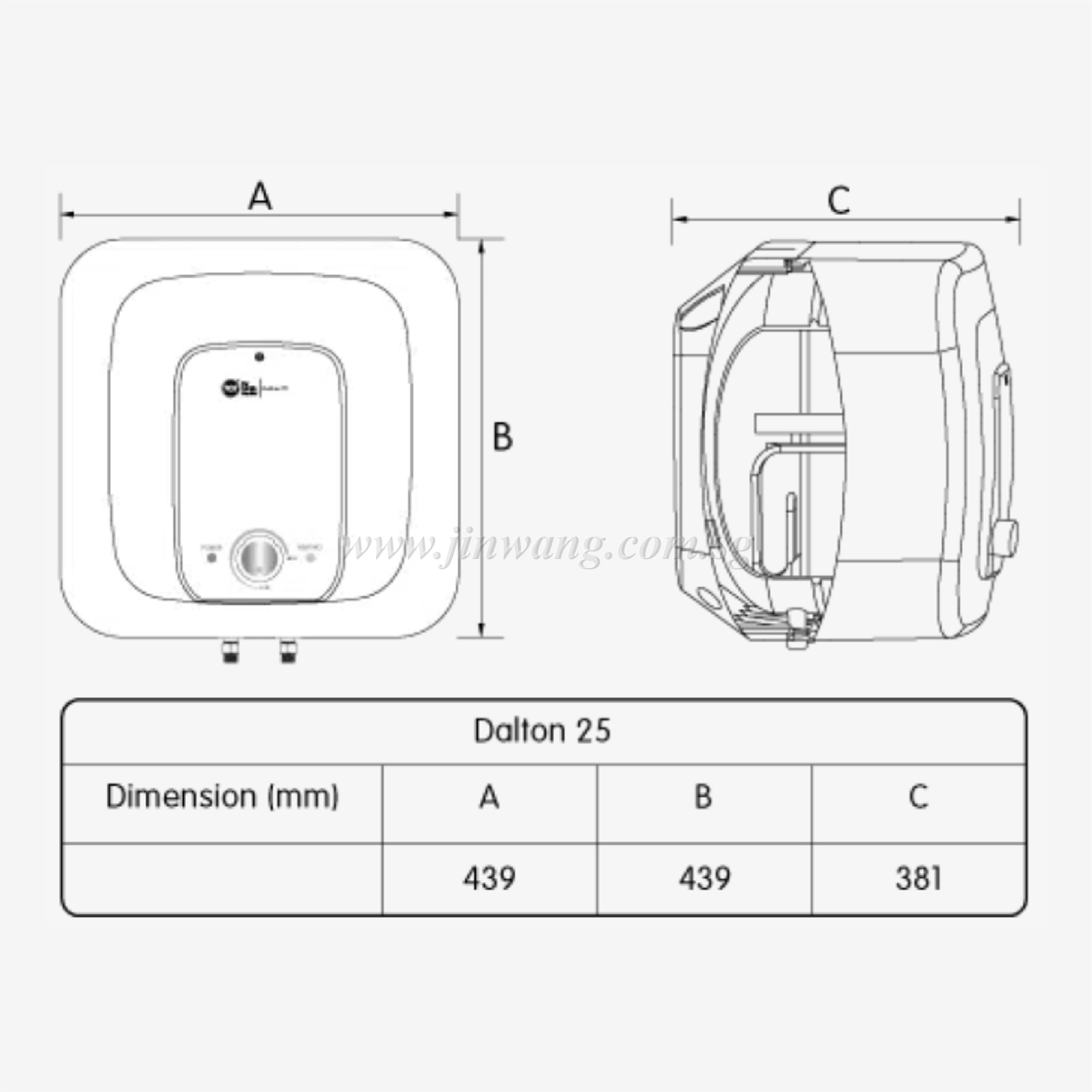 Dalton 25L Storage Water Heater