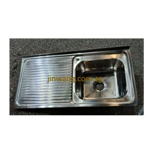 L-1000-D (1000x500x190mm) Stainless Steel Kitchen Wall Mount Sink (MC)