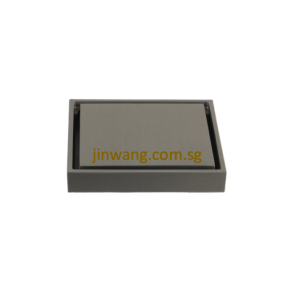 Matte / Matte Black / Chrome Duo Usage Tile Floor Trap 10x10cm JWVRFT91