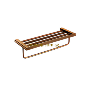 Anti-Rust Matt Rose Gold Towel Rack JWVRS8009DTBMRG