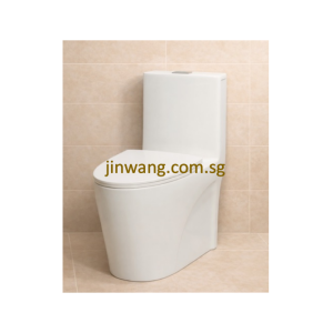 [Climate Voucher] Rimless Tornado Geberit One-Piece Toilet Bowl With UREA Seat Cover L390xW680xH800mm JW66