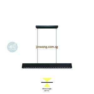 LED Hanging Light 800mm Black LMNMD3706