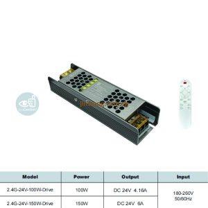 LED Strip Driver Power Supply DC 24V 2.4G Remote Control