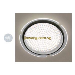 LED Ceiling Light 3D Style 80W LMN3829RD White / Black