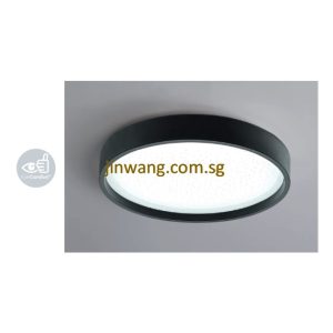 LED Ceiling Light 24W LMN3835RD Black