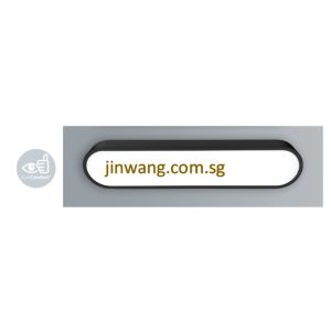 LED Ceiling Light LMN3870 Black 45W RGB