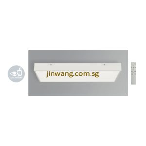 LED Ceiling Light with Remote Control LMN2801SQ White 48W RGB