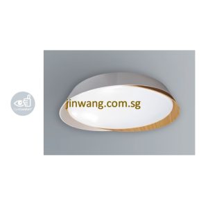 LED Ceiling Light 36W / 54W LMN3822RD White + Light Wood