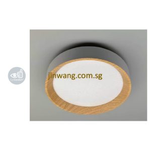 LED Ceiling Light 36W / 54W LMN3823RD White + Light Wood