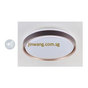 LED Ceiling Light 36W / 54W LMN3827RD Coffee + Rose Gold