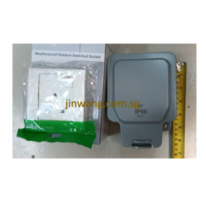 13A X1 IP66 Weatherproof Outdoor Switched Socket AP
