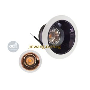 Downlight with GU10 Holder LMN608 White Black Rose Gold