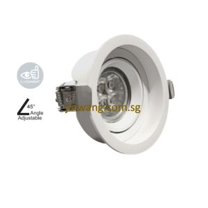 Downlight with GU10 Holder LMN616RD White