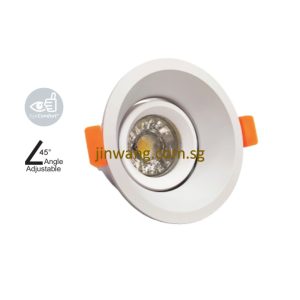 Downlight with GU10 Holder LMN615RD White