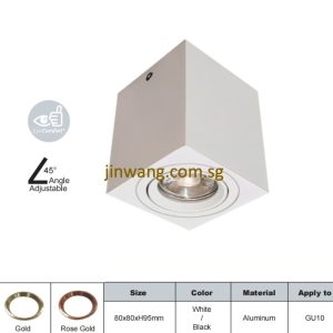 Spotlight with GU10 Holder LMN712 White