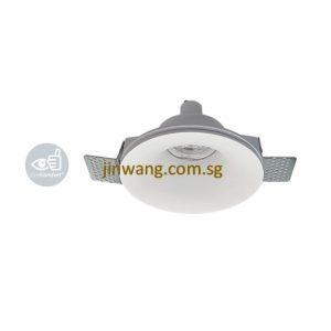 Gypsum Downlight with GU10 Holder LMN630 White