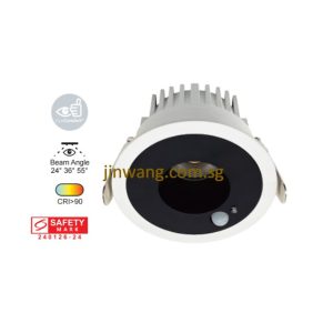 Sensor Downlight 10W LMN722 White Black