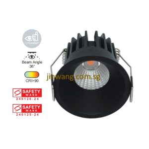 Downlight 5W / 7W / 10W LMN761 Black