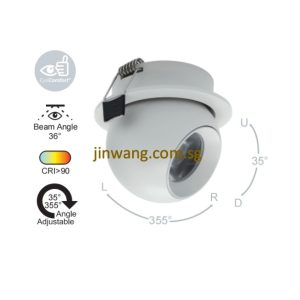 Downlight Spotlight 8W RGB LMN771 White