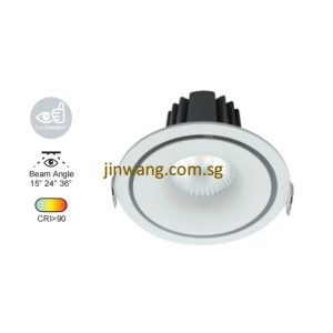 Downlight 12W RGB / RGB with Remote Control LMN779 White