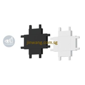 Magnetic Slim Track Stitching Fitting LMNLT26-A-+ White/Black