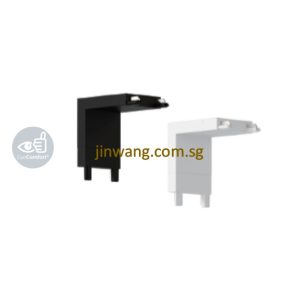 Magnetic Slim Track Stitching Fitting LMNLT26-A-90LV White/Black