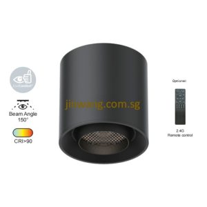 Magnetic Slim Track Light 6W/RGB with Remote Control LMNLT26YT80 Black