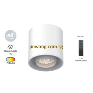 Magnetic Slim Track Light 6W RGB with Remote Control LMNLT26YT80 White