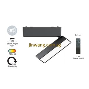 Magnetic Slim Adjustable Track Light 6W/12W/RGB with Remote Control LMNLT26ZD Black