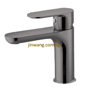 🇩🇪 On-Site 2yrs Warranty On Cartridge Gun Metal Basin Mixer Tap JW1121GM