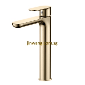 🇩🇪 On-Site 2yrs Warranty On Cartridge Matte Gold Basin Tall Mixer Tap JW1122G