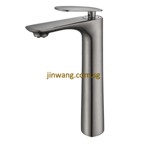🇩🇪 On-Site 2yrs Warranty On Cartridge Gun Metal Basin Tall Mixer Tap JW1132GM