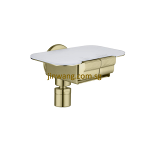 🇩🇪 On-Site 2yrs Warranty On Cartridge Matte Gold With White Tempered Glass Two Way Tap JW9128CG