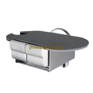 🇩🇪 Two Way Angle Valve Matte With Black Tempered Glass JW920CBN
