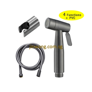 ZAFFIRO SUS304 Stainless Steel 4 Functions Bidet Sprayer Set Gun Metal PBS-414-GM