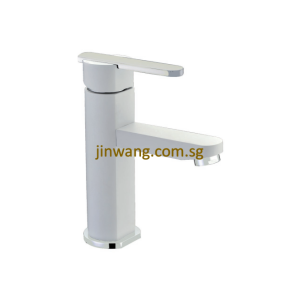 🇩🇪 On-Site 2yrs Warranty On Cartridge White Basin Mixer Tap JW2001WH