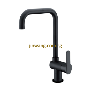 🇩🇪 On-Site 2yrs Warranty On Cartridge Black Kitchen Sink Mixer Tap JW2003SSBK