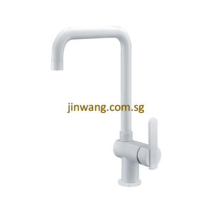 🇩🇪 On-Site 2yrs Warranty On Cartridge White Kitchen Sink Mixer Tap JW2003SSWH