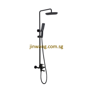 🇩🇪 On-Site 2yrs Warranty On Cartridge Black Rain Shower Mixer Set JW2007BK