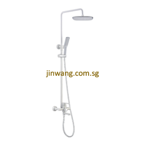 🇩🇪 On-Site 2yrs Warranty On Cartridge White Rain Shower Mixer Set JW2007WH