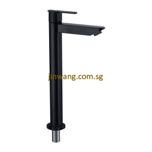 🇩🇪 On-Site 2yrs Warranty On Cartridge Black Basin Tall Cold Tap JW2012CBK