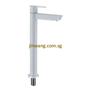 🇩🇪 On-Site 2yrs Warranty On Cartridge White Basin Tall Cold Tap JW2012CWH