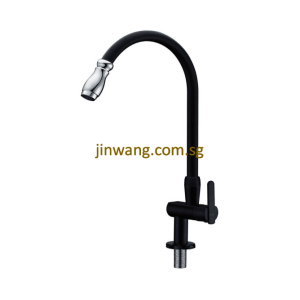 🇩🇪 On-Site 2yrs Warranty On Cartridge Black Kitchen Sink Cold Tap JW2013CBK