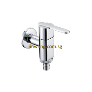 🇩🇪 On-Site 2yrs Warranty On Cartridge Brass Chrome Wall Mounted Bib Tap For Washing Machine JW2021