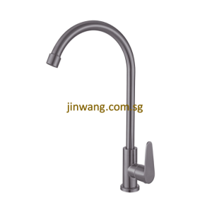 🇩🇪 On-Site 2yrs Warranty On Cartridge Gun Metal Kitchen Sink Cold Tap JW9053CGM