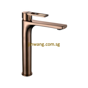 🇩🇪 On-Site 2yrs Warranty On Cartridge Rose Gold Basin Tall Mixer Tap JW9152-1RG
