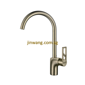 🇩🇪 On-Site 2yrs Warranty On Cartridge Matte Gold Kitchen Sink Mixer Tap JW9153-1G
