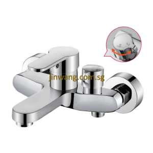 🇩🇪 On-Site 2yrs Warranty On Cartridge Brass Chrome Bath Shower Mixer Tap With Spout JW9155