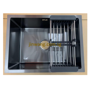 304 STAINLESS STEEL NANO TECHNOLOGY Gun Metal Kitchen Sink 600x450x220mm JWXIE6045GM